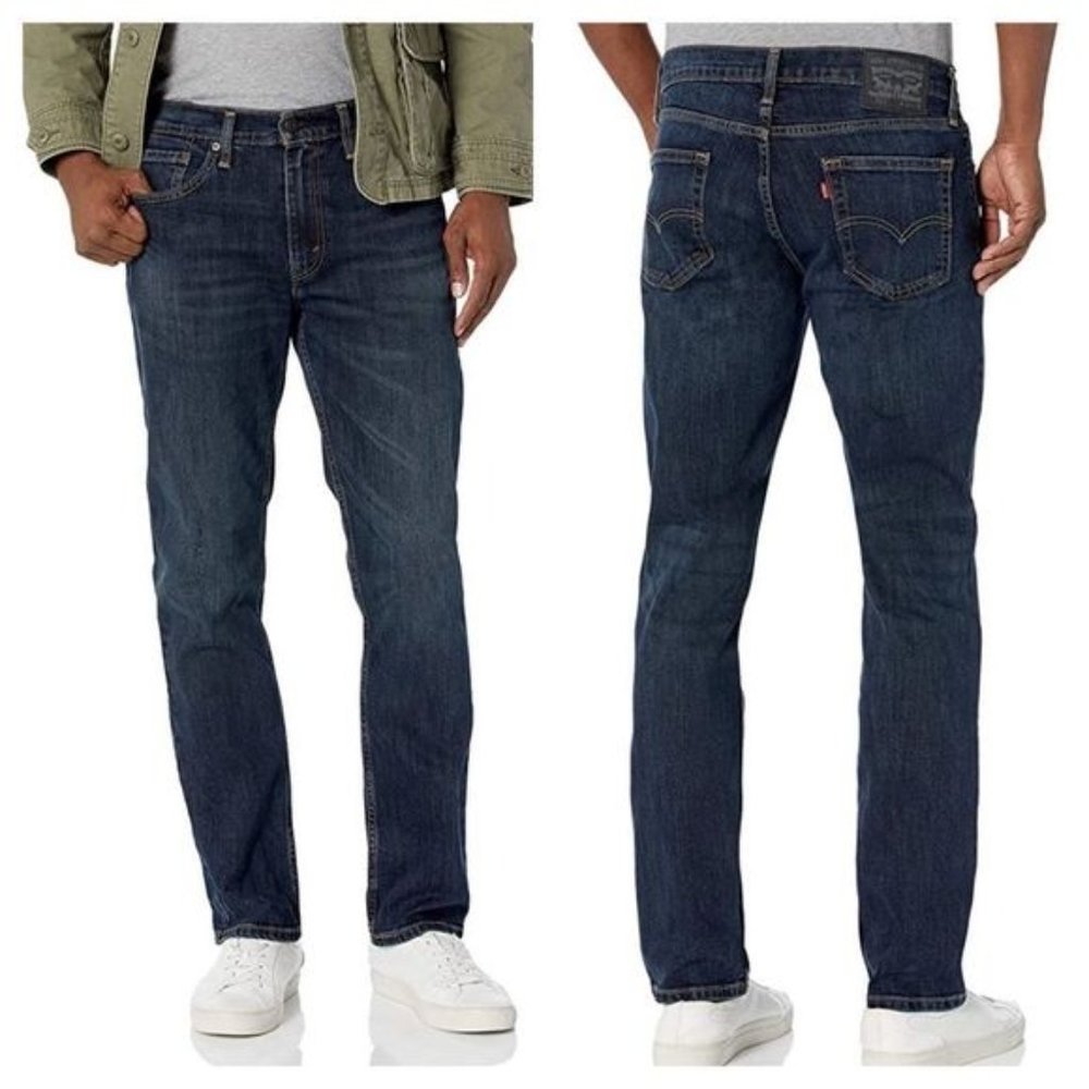 Levi’s?511 Dark Denim Slim Straight Leg Jeans